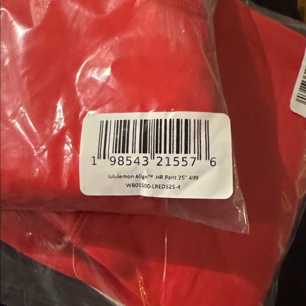 Lululemon Align High-Rise Pant 25" NWT Red - Picture 7 of 7